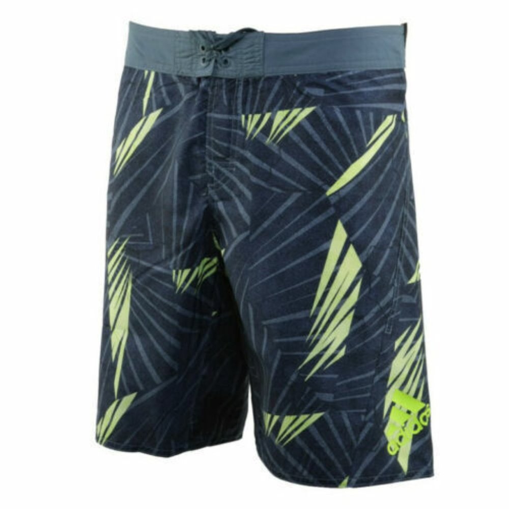 Adidas Swim Shorts Mens 30 Tech Board Shorts gray S Swimwear FJ3919 NWT $60